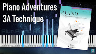 Scale Images - Piano Adventures 3A Technique