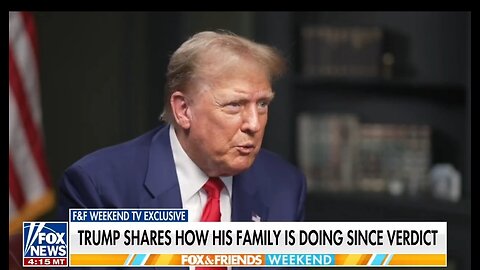 Trump: This Is Tougher On My Family Than It Is On Me