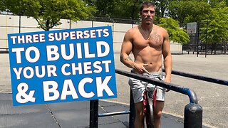 How to Manage Volume & Intensity When Training | Heavy Push & Light Pull Workout For AESTHETICS