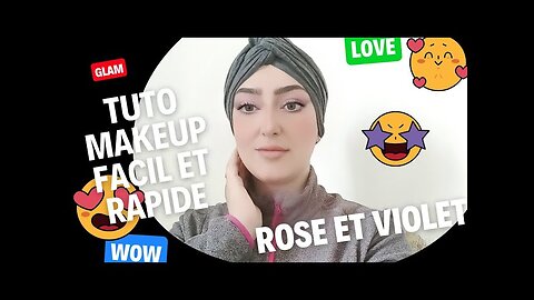 Tuto Makeup Facil Et Rapide - Rose et Violet