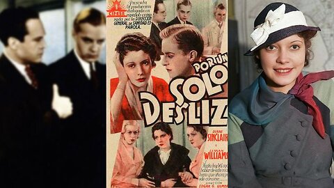POR IN SOLO DESLIZ (1933) Diane Sinclair, Lyman Williams e George Irving | Dramma | Bianco e nero