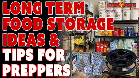 Mylar Bags, Oxygen Absorbers & Food Storage for Preppers