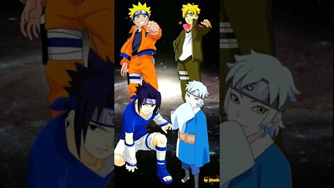 WHO IS STRONGEST?? - Naruto, Sasuke VS Boruto, Mitsuki.#shorts