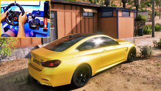 FORZA HORIZON 5 - BMW M4 COUPE 2014 Steering Wheel G29 GAMEPLAY