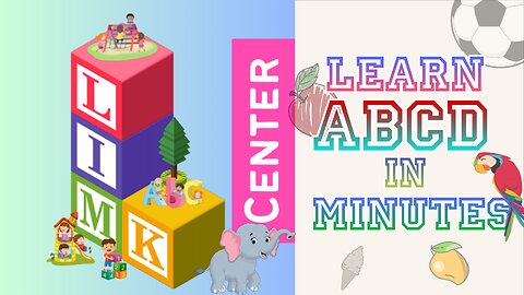 Learn ABCD Alphabet in minutes simple learning for kids @LearninMinutesKidzCenter