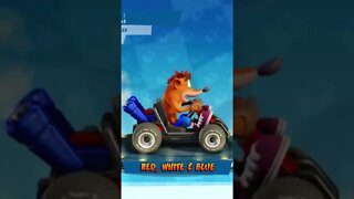 Red, White & Blue Paint Job - Crash Team Racing Nitro-Fueled