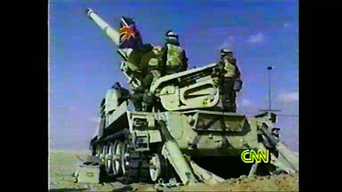 Vintage CNN - Iraq War Day 1 - Saddam's Republican Guard - Pt 2of15 - Jan 16-1991