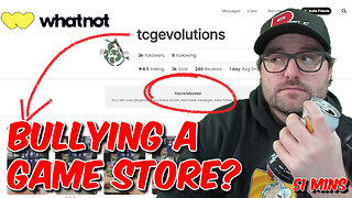 Whatnot Seller Threatens Store Over "Resealed Packs" But Hides Proof - tcgevolutions Elliot Hicks