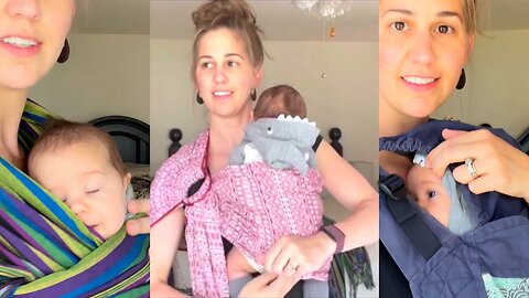 Types of Baby Carriers & How to Use Them How to Wrap a Baby in a Woven Wrap, Ring Sling, & SSC