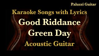 Green Day Good Riddance [Time of Your Life] Karaoke Songs with Lyrics