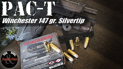 PAC-T testing the 147 gr. Winchester Silvertip (9mm)