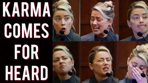 INSTANT KARMA! Amber Heard gets annoyed and EXPOSED on cross examination during Johnny Depp trial!