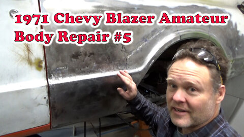 1971 Chevy Blazer Amateur Body Repair bdp #5