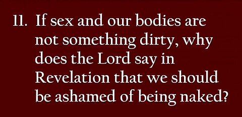 The Bible on: Our Bodies and Sex are Clean