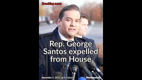 Joel Davis Media Network George Santos is expelled