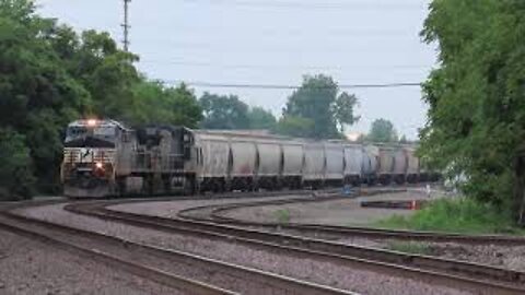 Norfolk Southern 14Q Manifest Mixed Freight Train from Marion, Ohio August 21, 2021