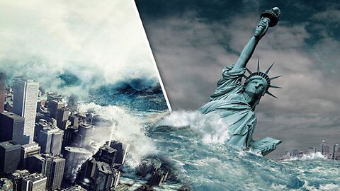 US $100 Bill Shows Nuclear Tsunami/Tidal Wave Hitting City