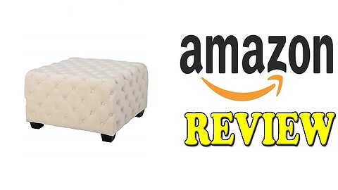 GDF Studio Lupine Tufted Ottoman Review