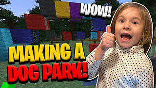 OUR CRAFT BUILDING A DOG PARK IN SURVIVAL MINECRAFT