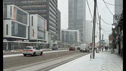 Toronto Winter Storm arrives | Canada live January 9 2024