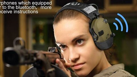 Smart Electronic Anti Noise Shooting Headphones with Adjustable Range