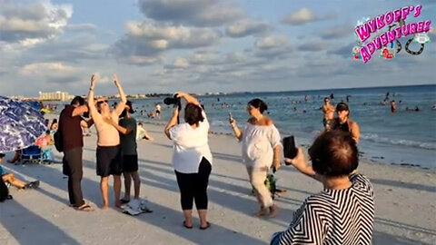 Jesus and Drum Circles at Siesta Key Beach (Sarasota, Florida)