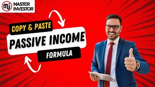 Copy and paste this 3 Step cashflow formula