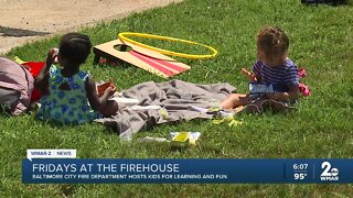 'Fridays at the Firehouse' is back for kids at Baltimore fire station