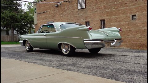 1960 Imperial Crown 2 Door Hardtop in Green & Engine Sound on My Car Story with Lou Costabile