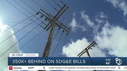 More than 350K late on their SDG&E bills