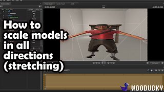 How to scale models in all directions (Stretching) - SFM Tutorials