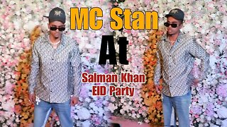 When MC STAN arrives in his Swag at Salman Khan EID Party