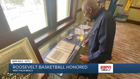 1968 Roosevelt High basketball team celebrated