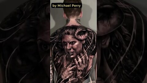 Stunning Tattoo by Michael Perry #shorts #tattoos #inked #youtubeshorts