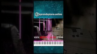 CLUBE DO GROOVE PIANO 01 - APRENDA PIANO ONLINE #Shorts