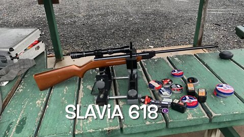 Slavia model 618 springer break action 177 pellet rifle. CZ brand air rifle?