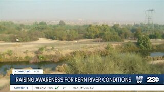 Marchers walk the Kern Riverbed to raise awareness for water rights