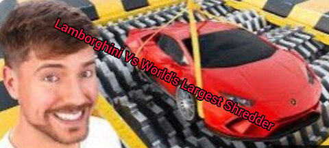 Lamborghini Vs World's Largest Shredder