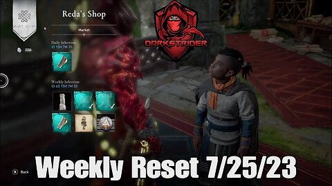 Assassin's Creed Valhalla- Weekly Reset 7/25/23