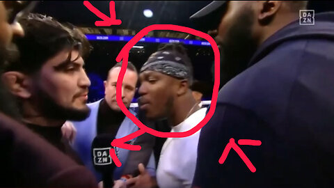 KSI VS DILLON DANIS IN THE RING THIS GOT HEATED