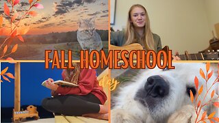 Fall Homeschool day in my life VLOG