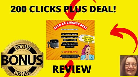 SOLO ADS 200 SOLO AD REVIEW 🛑 STOP 🛑 DONT FORGET 200 SOLO AD REVIEW PLUS 💲EPIC 💲EARBUD VOUCHER!!