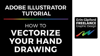 Adobe Illustrator Tutorial | How To Vectorize A Hand Drawing