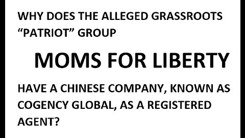 Fact Checking a fact check on our claim about Moms for Liberty's Chinese Business Agent