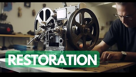 Restoration video of a 1956 filmoscope