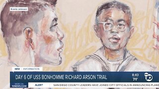 Defense calls witnesses in U.S.S. Bonhomme Richard trial