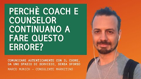 TROPPI COACH e COUNSELOR FANNO QUESTO ERRORE