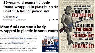 Los Angeles: Mom finds woman's body wrapped in plastic in son's room