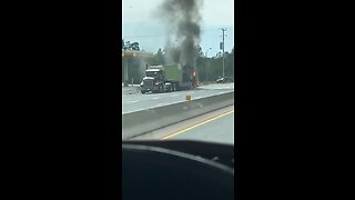 Truck Fire On Highway 11