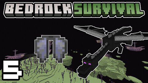 Bedrock Survival 5 Dragon & End City Raiding!